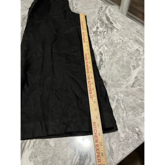 Women's Sundry 100% linen Black Sleeveless V-Neck Linen Jumpsuit Size S - Picture 11 of 13